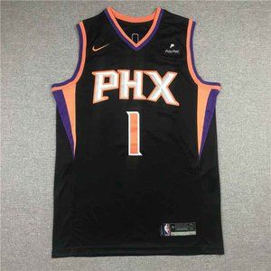 Phoenix Suns Devin Booker #1 Black Jersey